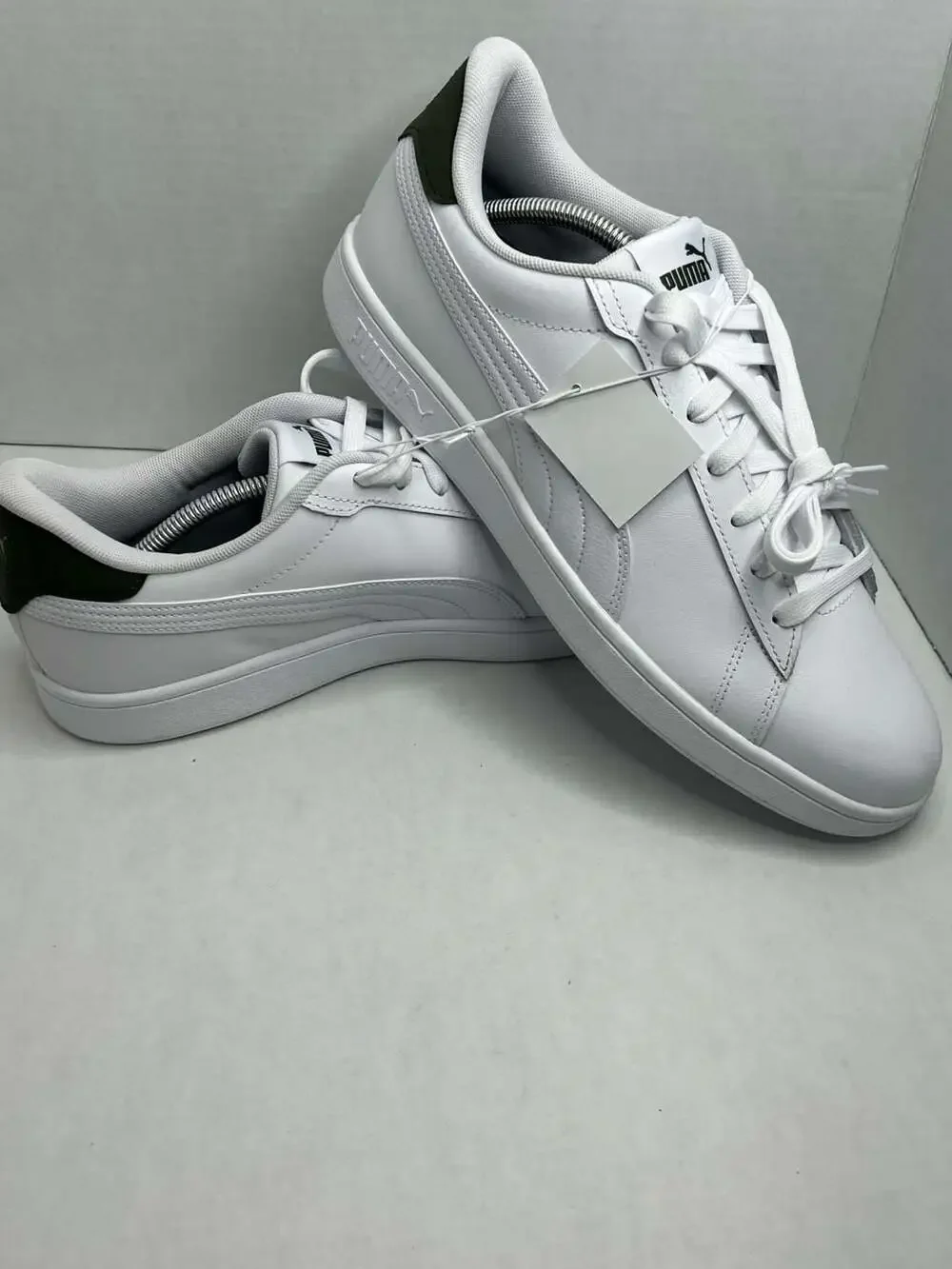 Puma Ace Court Shoe Men's White Green Gold Sneakers Size 12 406570-01